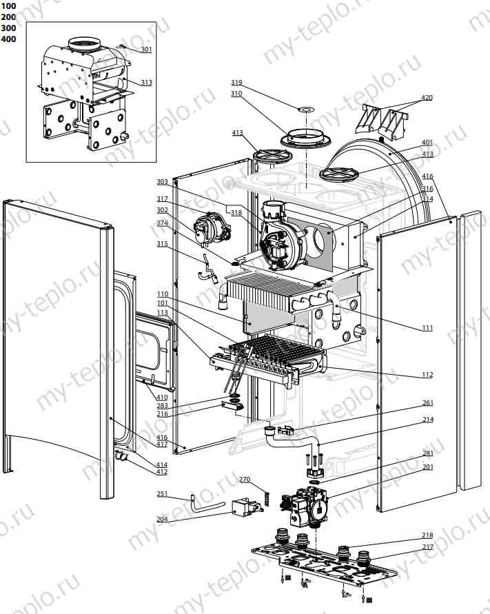 Запчасти Ariston CLAS X SYSTEM 28 CF купить в Уфе