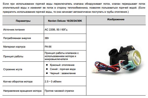 купить трехходовой клапан для котла Navien в Уфе