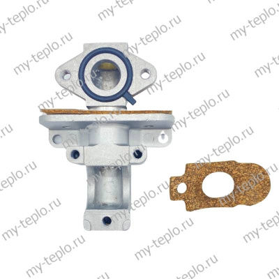 Фланец с прокладкой рампы подачи газа в сборе для котла Baxi ECO Four 1.24 F (flanecECOF124F)