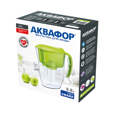 Фильтр-кувшин Аквафор Смайл модель Р152А5F (белый) (210583)